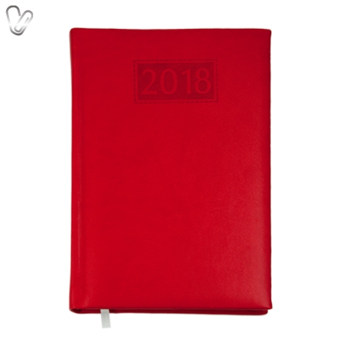 Щоденник 2018 Стандарт Gentle слп/т червоний - Фото 1