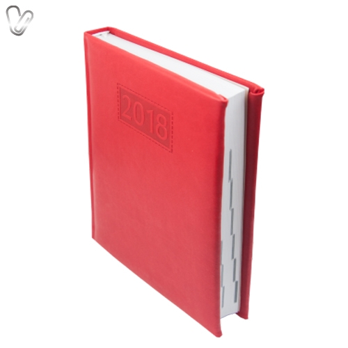 Щоденник 2018 Стандарт Gentle слп/т червоний - Фото 2