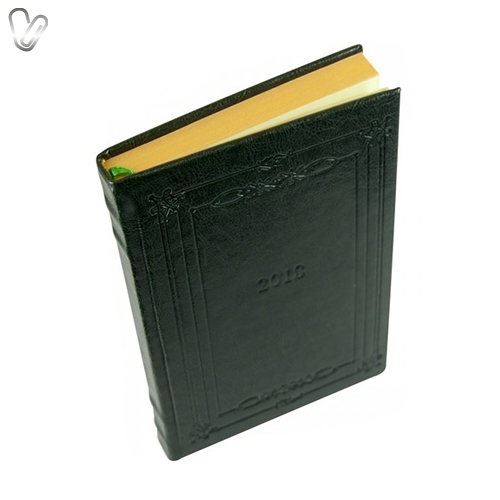 Щоденник 2018 Стандарт Saga слп/т зелений, золочення зрізу - Фото 2