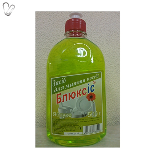 Засіб для миття посуду Блюксіс Яблуко, 500мл - Фото 1
