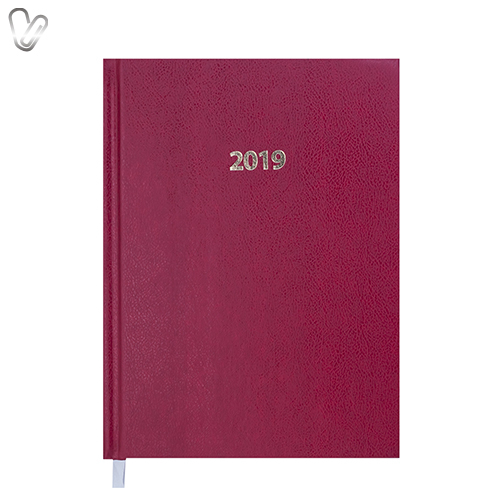 Щоденник 2019 Стандарт Strong з/т  бордовий - Фото 1