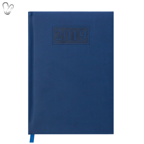 Щоденник 2019 Стандарт Gentle слп/т синій - Фото 1