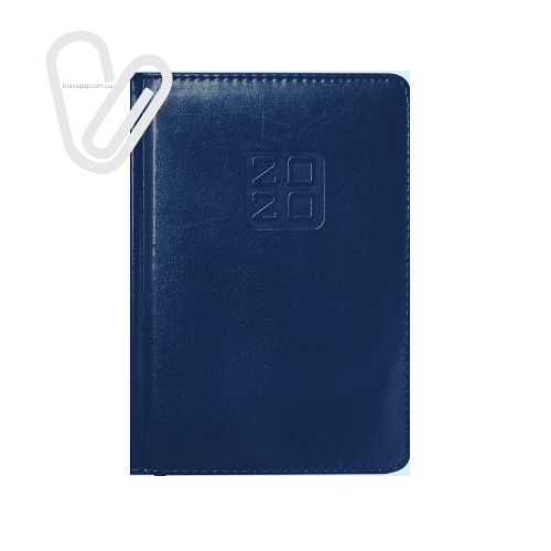 Щоденник дат. 2020 BRAVO(Soft), A5, 336 стор., синій - Фото 1