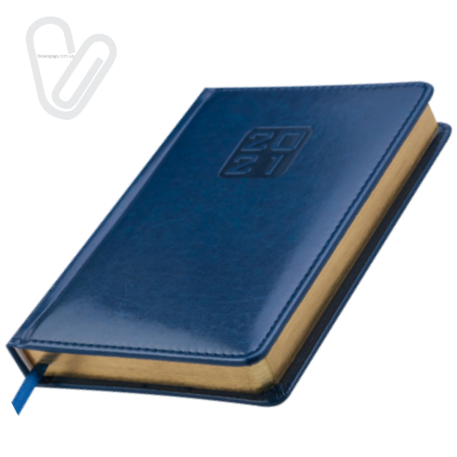 Щоденник датов.2022 BRAVO (Soft), L2U, A6, синій, штучна шкіра/поролон - Фото 2