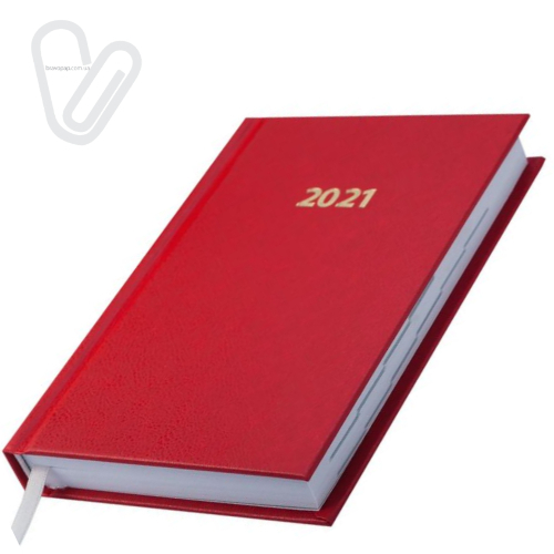 Щоденник датов.2021 STRONG, L2U, A6, червоний, бумвініл - Фото 2