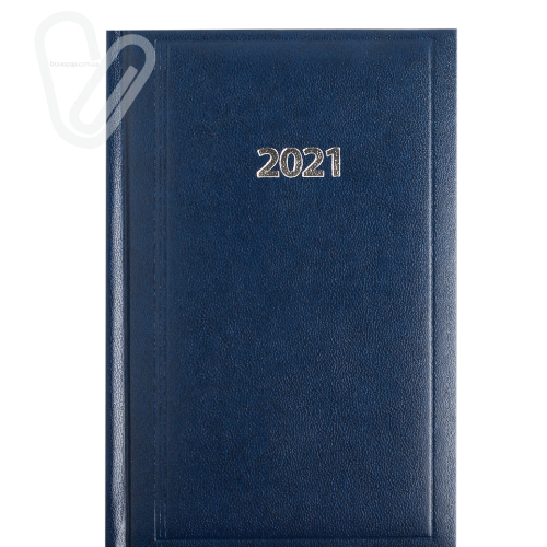 Щоденник датов.2021 BASE (Miradur), L2U, A6, синій, бумвініл/поролон - Фото 1