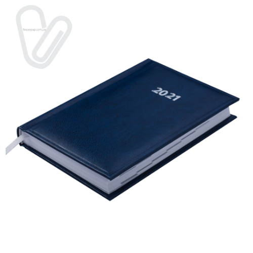Щоденник датов.2021 BASE (Miradur), L2U, A6, синій, бумвініл/поролон - Фото 2