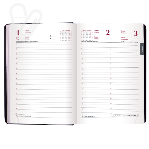 Щоденник датов.2021 BASE (Miradur), L2U, A6, синій, бумвініл/поролон - Фото 7