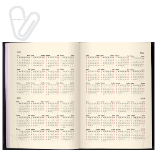 Щоденник датов. 2022 WOOD, L2U, A5, бежевий, штучна шкіра - Фото 6