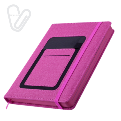 Щоденник датов. 2021 COMBI, L2U,A5, малиновий, штучна шкіра/поролон - Фото 2