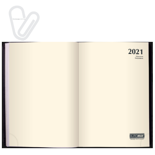 Щоденник датов. 2021 CHERIE, A5, білий, штучна шкіра - Фото 5