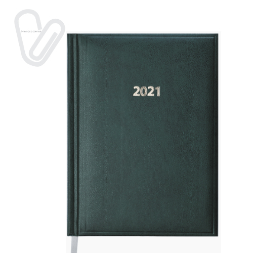 Щоденник датов.2022 BASE (Miradur), L2U, A5, зелений, бумвініл/поролон - Фото 1
