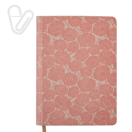 Щоденник датов. 2021 FLEUR, A5, бежевий, штучна шкіра - Фото 1