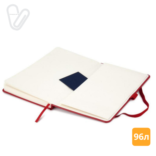 Блокнот 125*195 96л клітинка Partner червоний  - Фото 5