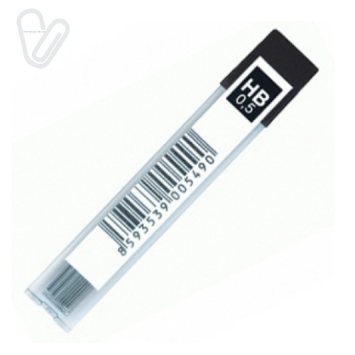 Грифель для механ. олівців 0,5 НВ 12 шт K-I-N - Фото 1