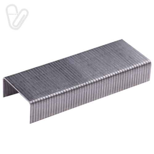 Скоби 24/6 ЛЮКС Buromax (1000шт.) - Фото 2