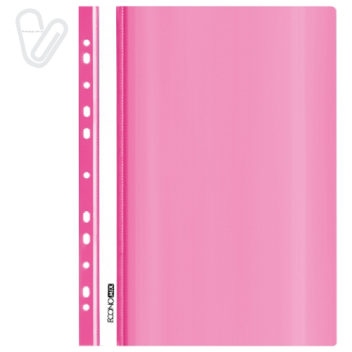 Швидкозшивач п/е з перф. А4 Economix синій - Фото 1