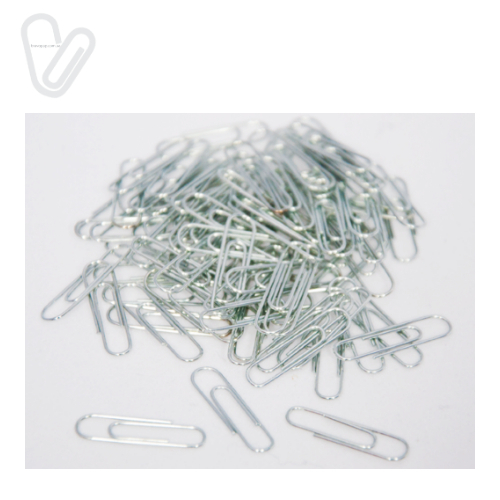 Скріпки 25мм круглі оцинковані (100шт./пак.) - Фото 2