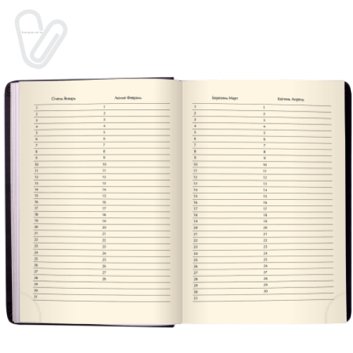 Щоденник недатов. А5 Salerno зелений - Фото 2