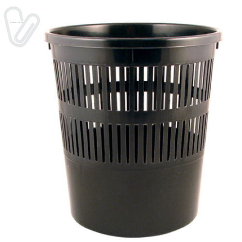 Корзина для сміття чорна 8 л - Фото 1