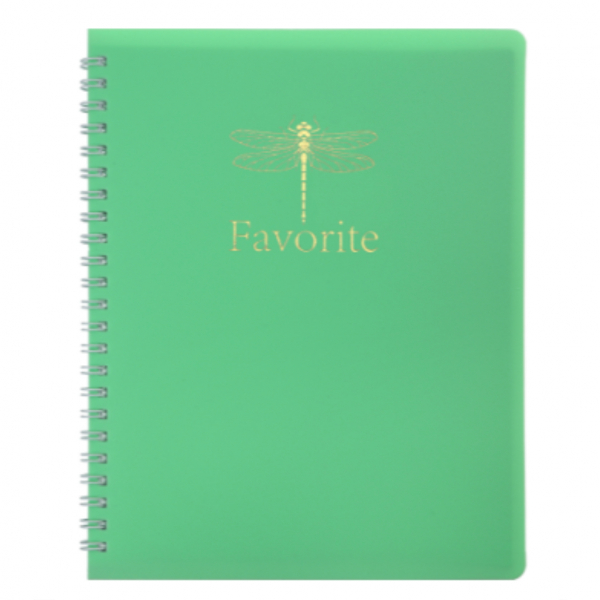 Блокнот пластик. В5 пруж. збоку 80 арк. FAVOURITE, PASTEL - Фото 1