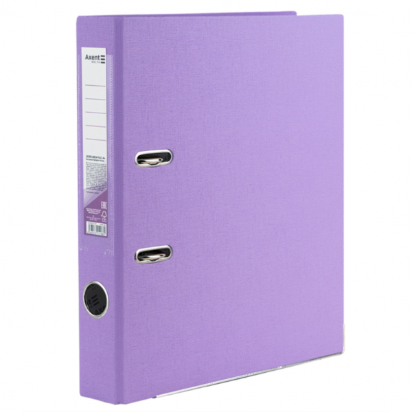 Папка-реєстратор А4 одностор. 5 см PASTEL, бузкова - Фото 1