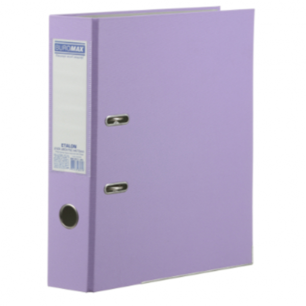 Папка-реєстратор одностор. 7 cм А4 PASTEL, бузкова - Фото 1