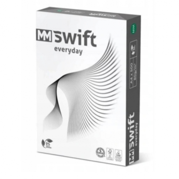 Папір А4 80 г/м2 500 л клас С, MM Swift Everyday - Фото 1