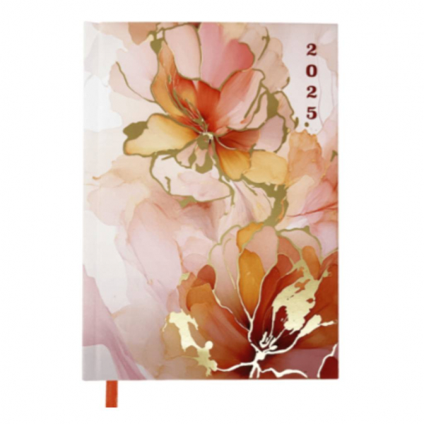 Щоденник датов. 2025 А5 NOVEL червоний - Фото 1