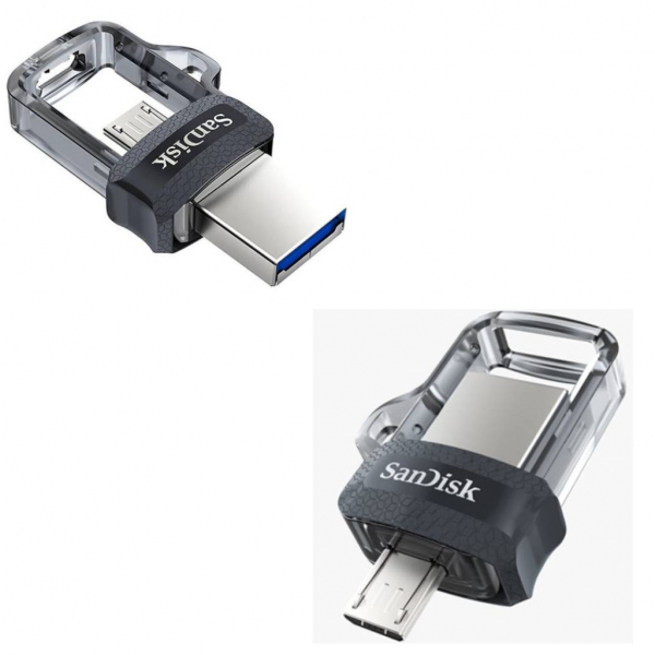 Флеш-накопичувач USB 3.0 Ultra Dual Drive OTG M3.0  (150 Mb/s) SanDisk 64Gb - Фото 1