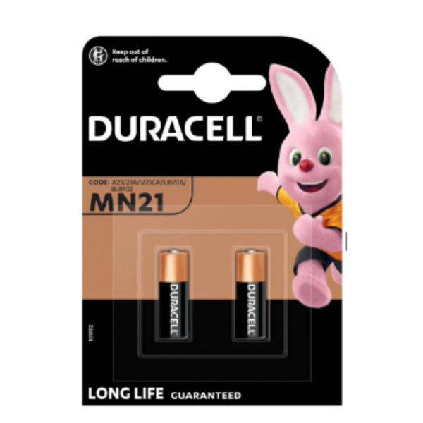 Батарейка Duracell MN21/ A23 2 шт - Фото 1
