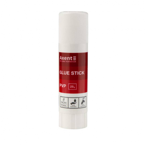 Клей-олівець 25 г PVP Axent - Фото 1