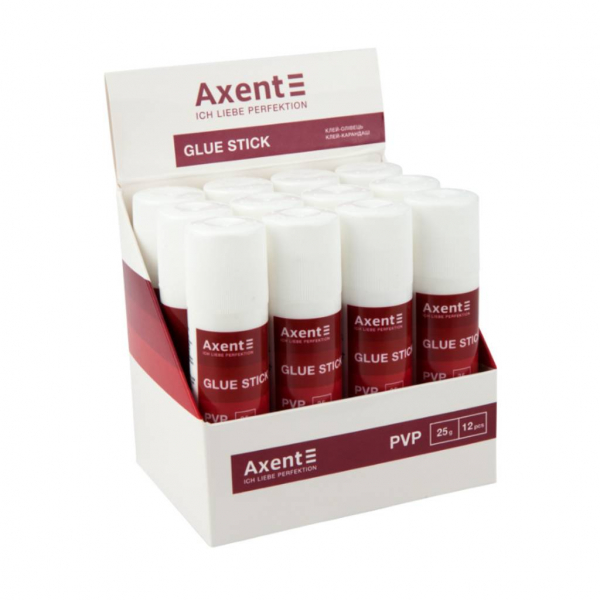 Клей-олівець 25 г PVP Axent - Фото 2