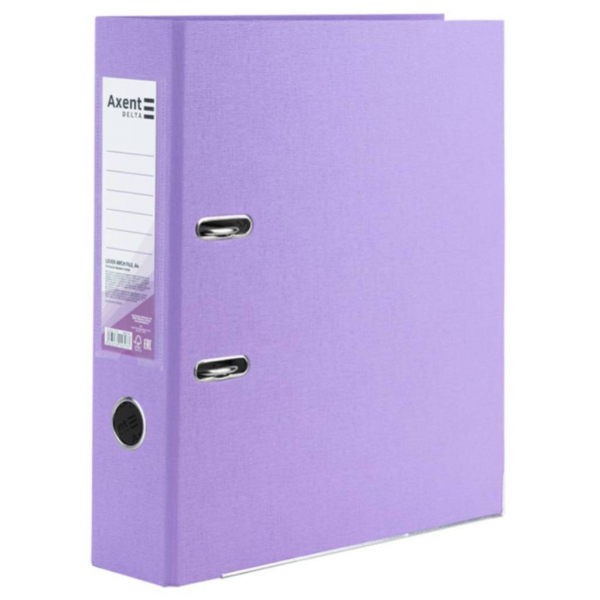 Папка-реєстратор А4 одностор. 7 см Pastelini Axent, бузкова - Фото 1