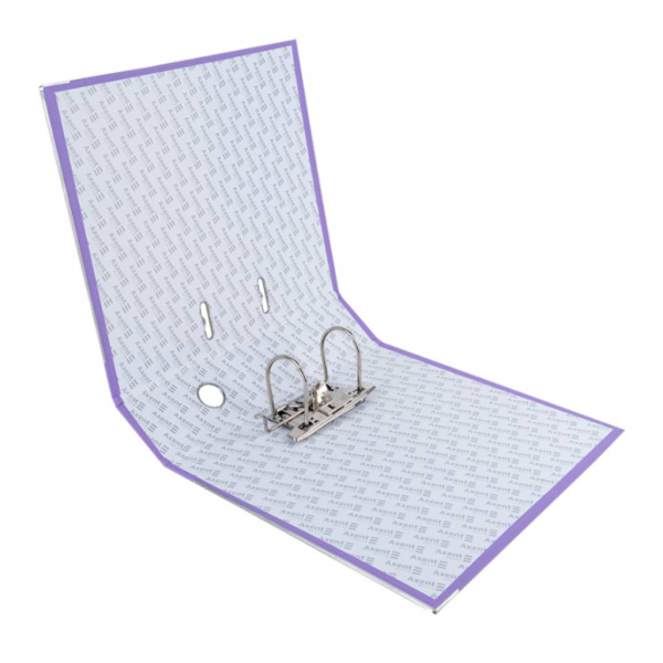 Папка-реєстратор А4 одностор. 7 см Pastelini Axent, бузкова - Фото 2