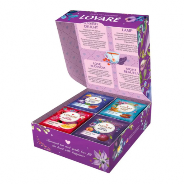 Чай чорний 32 пак. Lovare Oriental Assorted 4х8шт - Фото 2