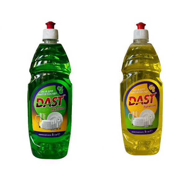 Засіб д/миття посуду асорті TM DAST 1л - Фото 1