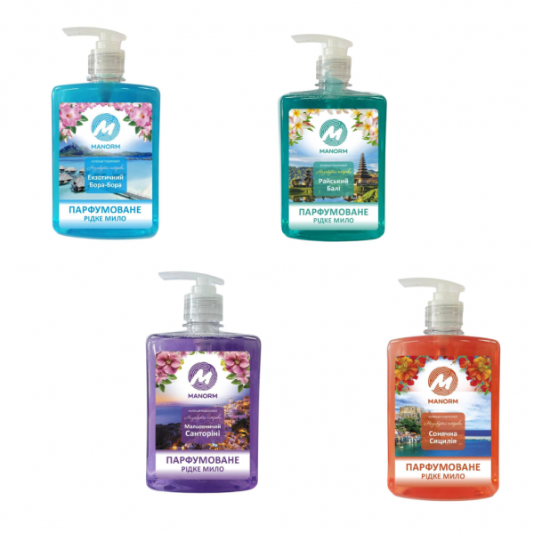 Мило рідке Чистолайн софт асорті 500мл - Фото 1