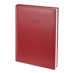 Ежедневник 2015 Стандарт Vienna слп/т бордовый
