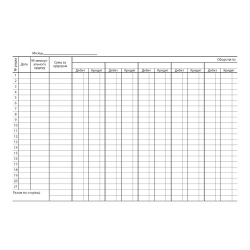 Головна книга, офсет, 50арк. бюдж.