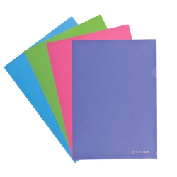 Папка-куточок А4 асорті Barocco (12шт/пак)