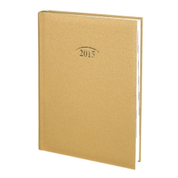 Ежедневник 2015 Стандарт Diamond з/т золотой
