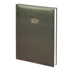Ежедневник 2015 Стандарт Lizard з/т зеленый