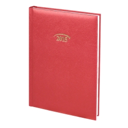 Ежедневник 2015 Стандарт Lizard з/т красный