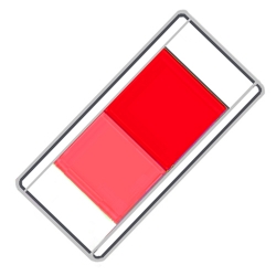 Закладки пласт. POP-UP NEON  45x25мм 50 арк. червоний BM.2309-05