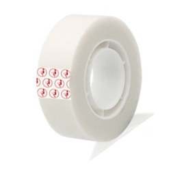 Стрічка клейка 12мм*33м канцеляр. прозора, матова "Invisible" міцна