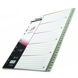 Розділювач пласт. А4 1-31 Axent