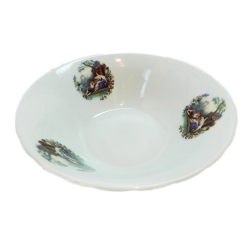 Тарілка біла глибока 0,5л "пастух" (12шт/пак)