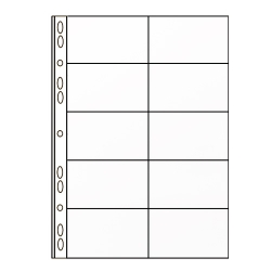 Файл запасний для 20 візиток  А4 PantaPlast (10шт./пак.)