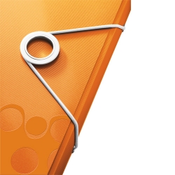 Папка на гумках А4 Leitz WOW помаранчевий металік - Фото 5